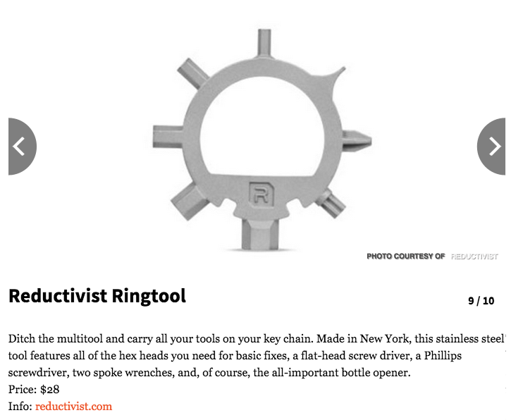Reductivist Ringtool